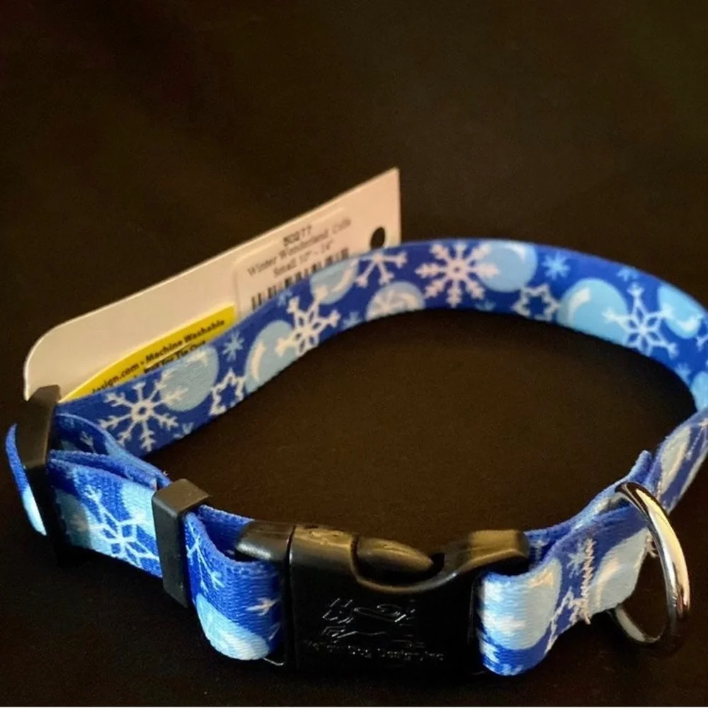 Yellow Dog Design Winter Wonder Collar-Small